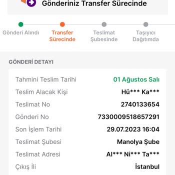 Trendyol Express Ürünüm Bana Ulaşmadı