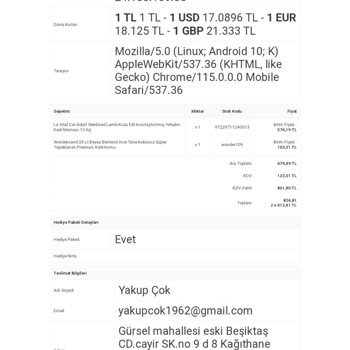 Petpal Firmasının Aldığım İki Üründen Birini Göndermesi.