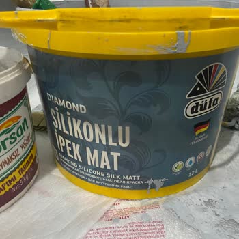 Düfa Boya Boyanın Duvarda Renk Renk Ayrılması