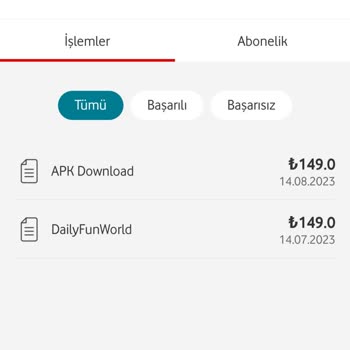 Vizyon Elektronik Para Daily Fun World Uygulamasının İptali ve Geri Ödemesi