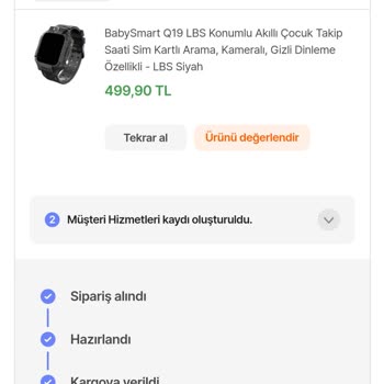 Hepsiburada Akıllı Çocuk Saati