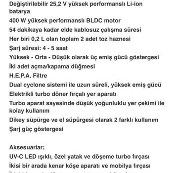 Fakir İnovax 2 İn 1 Dikey Şarjlı Süpürge