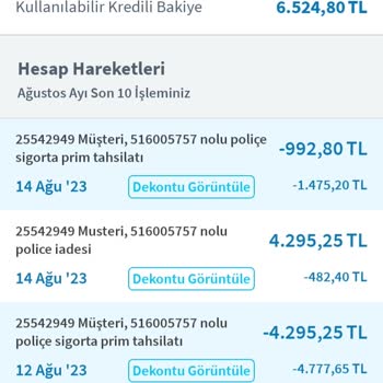 Halkbank İzinsiz Poliçe Yenilenmesi Ve Para Çekilmesi