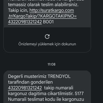 Siparişimi 7 Gündür Teslim Etmeyen Sürat Kargo!