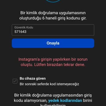 Instagram Hesabıma Giremiyorum