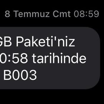Vodafone İptal İşlemimi Gerçekleştirmedi.