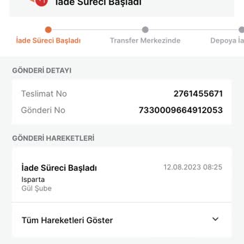 Trendyol Express Kargolarım İsteğim Dışında İade Ediliyor