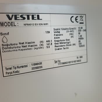 Vestel Üretim Hatalı Olduğu İçin Giden Buzdolabım Yerine Arızalı Dolap Geldi
