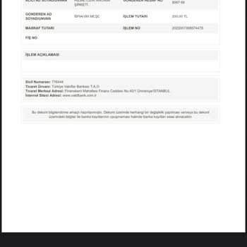 PayFix Para İadesi Talep Ediyorum