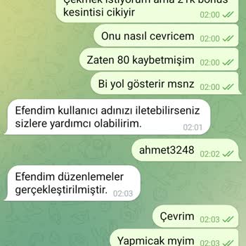 Betine 15dk Da Hesaptaki Bakiyem Bilgim Dışında Sıfırlanmış