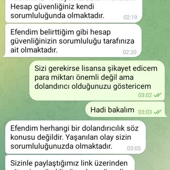 Betine 15dk Da Hesaptaki Bakiyem Bilgim Dışında Sıfırlanmış