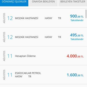 Özel Mozaik Hastanesi Fiş Giriş Ücreti