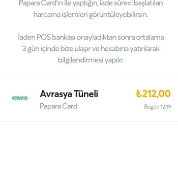 Avrasya Tüneli Ödediğim Ücreti İade Edip 4 Katı Ceza Yansıtması