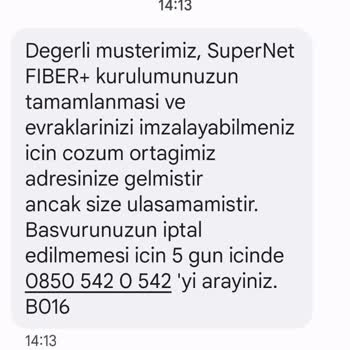 Vodafone Net İnternet Başvurusu Sorunu