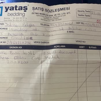 Yataş Teslim Edilmeyen Ürünler