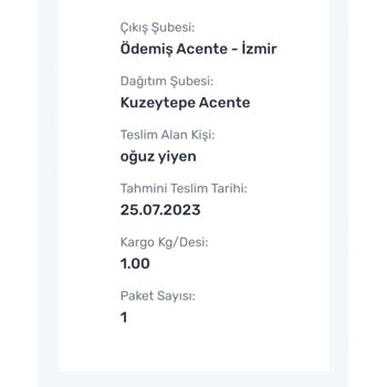 Sürat Kargo Kargom Tanımadığım Birine Teslim Edildi