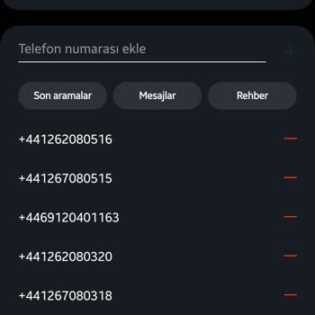 Vodafone +44 SMS Engelleme