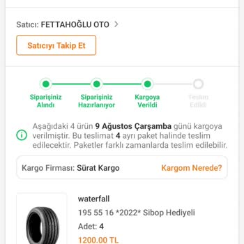 Sürat Kargo 1 Haftadır Aynı Şubedeki Kargo!