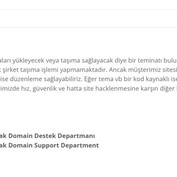 Atak Domain Pişmanlıktır. Kurumsallıktan Uzak Trip Atan Bir Firma