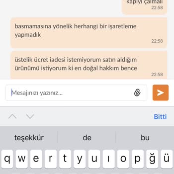 Beylerbeyi Profiterol Teslim Edilmeyen Ürün Teslim Edildi Denildi. Ücret İadesi Yapılmadı