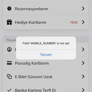 Passolig Uygulaması Hata Veriyor