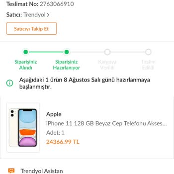Trendyol Siparişimi Hem Kargoya Vermiyor Hem De İptal Etmiyor