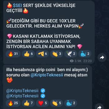 Kripto Paralar Kripto Teknesi Telegram Kanalı