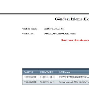 Kuryenet Ankara Ulus Acentesi Kargo Teslimini Yapmıyor