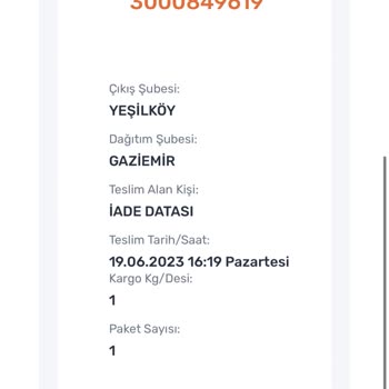 Trendyol Kaybolan Kargo Para İadesi