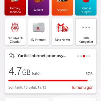 Vodafone İnternet Paketi Kullanma Sırası!