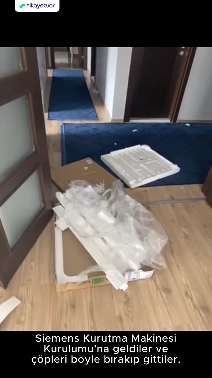 Siemens Sıfır Üründe Ücret Talebi Ve Çöp Bırakmaları videonun kapak resmi