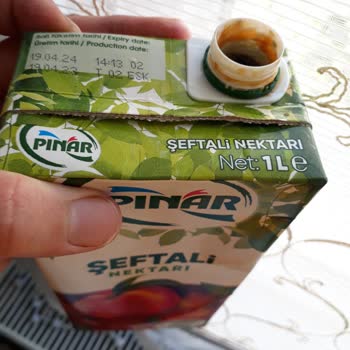 Pınar Şeftali Meyve Suyunun Tadı Bozuktu