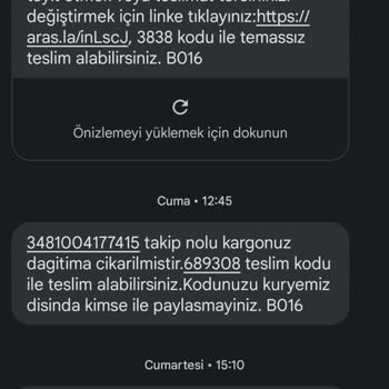 Kütahya Tavşanlı Aras Kargo Sorumsuzluğu