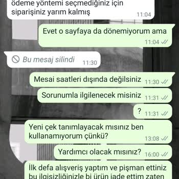 Butikeros.com İade Çekini Kullanamama, Sorumsuzluk