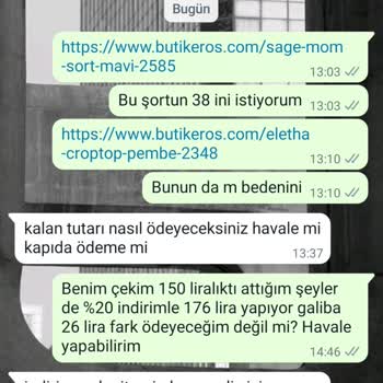 Butikeros.com İade Çekini Kullanamama, Sorumsuzluk