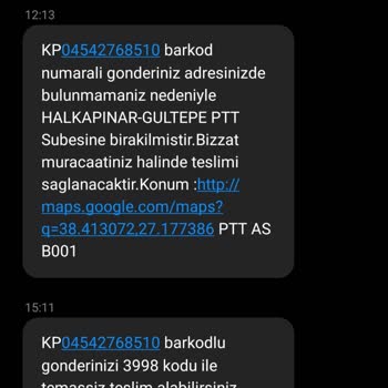 PTT Kargo Dağıtıma Çıkmıyor Evinizde Değilsiniz Diyor