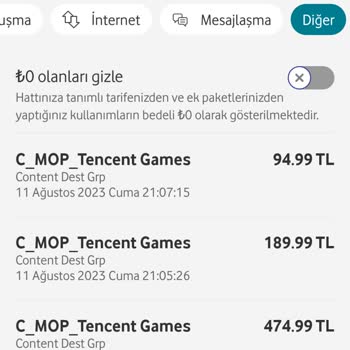 Vodafone Benim Haberim Olmadan Mobil Ödeme Gerçekleştirdi