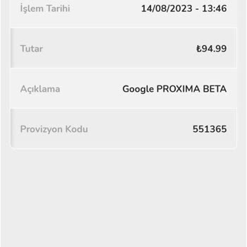 Google Hesaptan İzinsiz Para Çekme