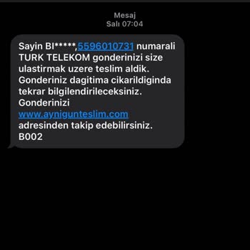 AGT Kurye (aynigunteslim.com) Teslimat Olmadı 10 Gündür
