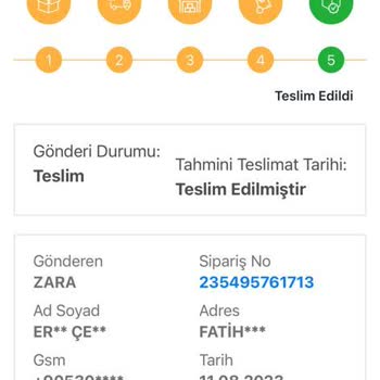 Zara Ve Anlaşmalı Kargosu İle İmtihanım