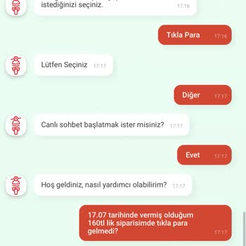 Tıkla Gelsin Tıkla Paralarını Vermiyor