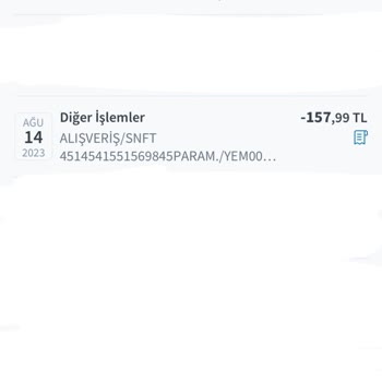 Yemeksepeti Para İade Yapılmadı