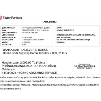Ziraat Bankası KMH Limitinden Haksız Yere Fazla Çekilen Para?