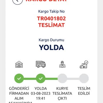 CEVA Logistics Trendyol Üzerinden Satın Aldığım Ürünün Kargo Süreci Çok Uzun Sürüyor
