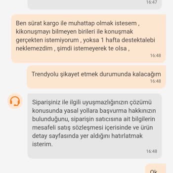 Trendyol Bana Ulaşmayan Kargo