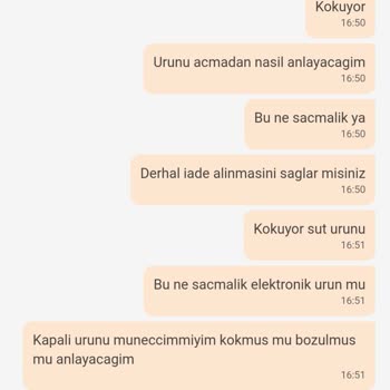 Trendyol Hızlı Market Bozuk Peynir- Kutu Açıldığı İçin İademi Yapmıyor