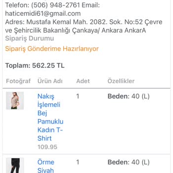 Nare Giyim Naregiyim.com Satın Alınan Ürünleri Göndermiyor.
