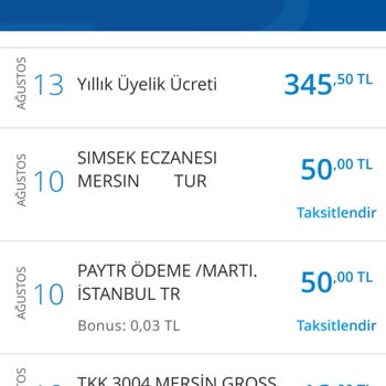 Denizbank Yıllık Üyelik Ücreti