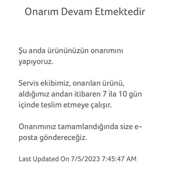 Acer Teknik Servis Süresinin Uzun Sürmesi