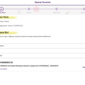 Gratis Osmaniye Merkez Mağazadan Teslimde Yalnızca Kapalı Olan Şubenin Olması